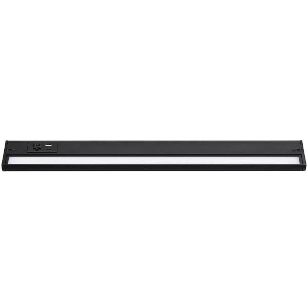 Elena 22-Inch Under Cabinet LED Light, Selectable CCT 2700K to 5000K, 120V, Black Sale