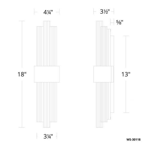 Luzerne LED Bath Bar 3000K Online Hot Sale