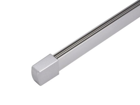 8 ft. Monorail Rails Silver Finish Supply