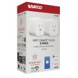 Starfish 10-Amp Wi-Fi Smart Plug Mini Square Outlet (Pack-2) White on Sale