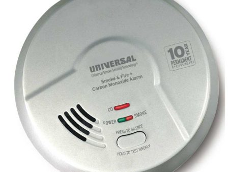 3-in-1 Smoke, Fire and Carbon Monoxide Smart Alarm 10 Year Sealed Battery For Sale