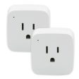 Starfish 10-Amp Wi-Fi Smart Plug Mini Square Outlet (Pack-2) White on Sale