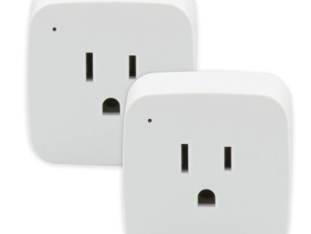 Starfish 10-Amp Wi-Fi Smart Plug Mini Square Outlet (Pack-2) White on Sale