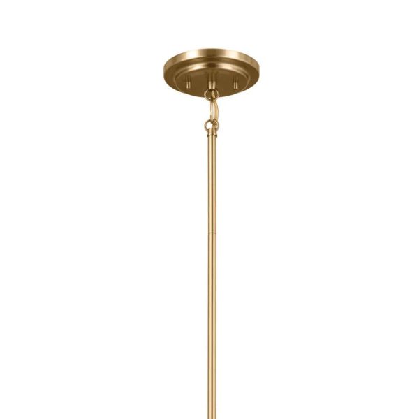 Ali 39  8-Light Chandelier with Fabric Drum Shade, Brushed Natural Brass Finish Online Hot Sale