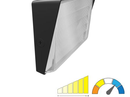 LED Wall Pack With Photocell, 12500lm, 40 60 80 Watts, 30K 40K 50K, 120-277V Online Hot Sale