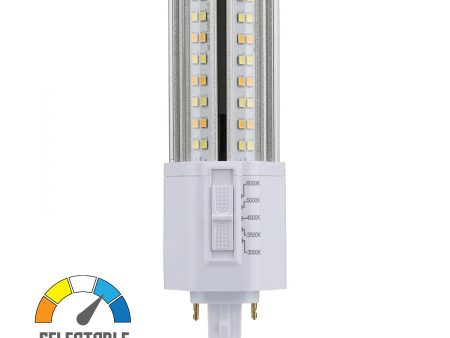 2 pin PL LED Bulb, 22W, 2860lm, 3000K to 6500K, Universal, 42W CFL Equal, G24d Base, Ballast Bypass For Cheap