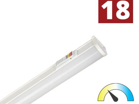 Covalinear 18 Inch LED Under Cabinet Lighting, 5300 Lumens, 2700K to 3500K, 120V Supply