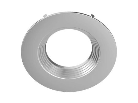 6  Round Trim Baffle Brushed Nickel Finish Hot on Sale