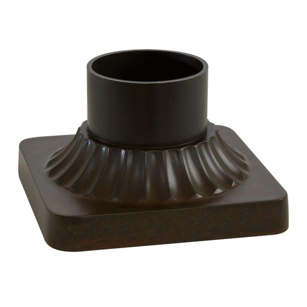 6 In. Pier Mount Base Rust Finish Cheap