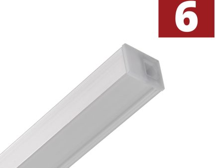 Microlink 6 Inch LED Under Cabinet Lighting, 130 Lumens, 3000K, 120V For Discount