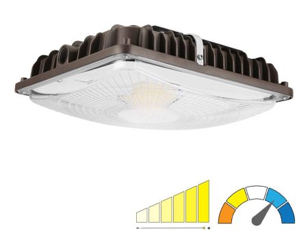 LED Canopy Light, 16500 Lumens, 110 Watts, 30K|40K|50K, 120-277V Cheap