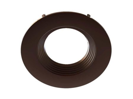 6  Round Trim Baffle Bronze Finish For Sale