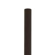 8 ft Light Post, Direct Burial, 3 in Round Aluminum Shaft, Bronze Finish Online Hot Sale