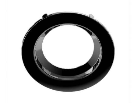 4  Round Trim Smooth Black Finish on Sale