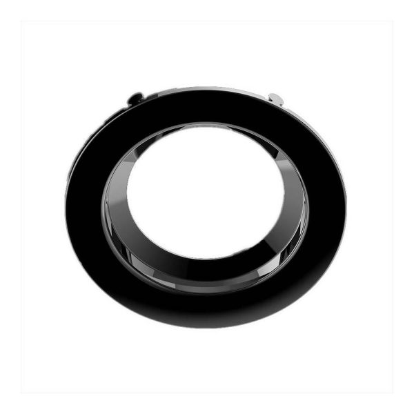 4  Round Trim Smooth Black Finish on Sale