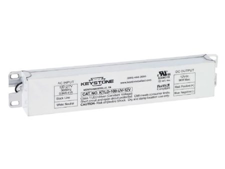 96 Watts, 12VDC Constant Voltage LED Driver, 120-277V Input Online Sale