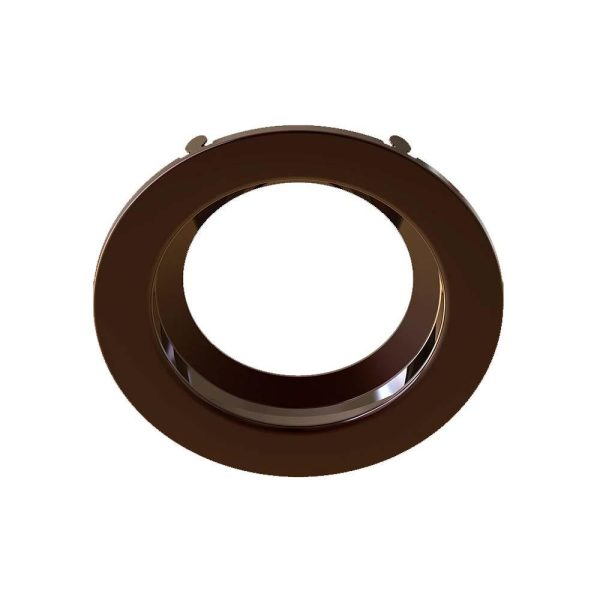 4  Round Trim Smooth Bronze Finish For Cheap