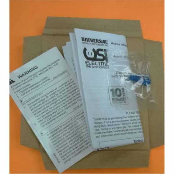 Carbon Monoxide Detector 3-in-1 Sensor 10 Year Sealed Alkaline Battery Online now