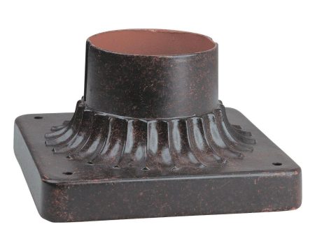 3.5 In. Aluminum Pier Mount Base Corona Bronze Finish Online now