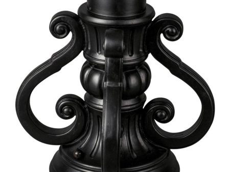 10 in. Aluminum Pier Mount Base Black Finish Sale