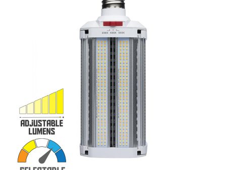 Expandable Hi-Pro Shoe Box LED Bulb, 90W|100W|110W, 15400lm, Selectable CCT, EX39 Mogul, 120-277V Online