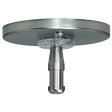 4 In. Monorail Power Feed Canopy Single Feed Satin Nickel Finish Discount