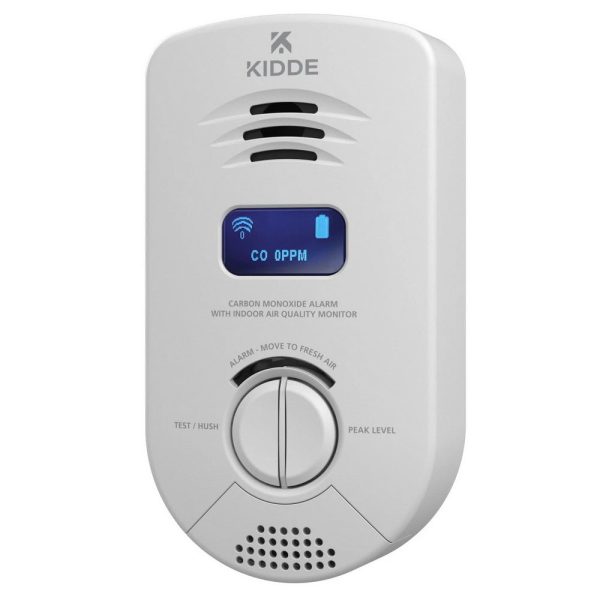 Smart Carbon Monoxide Detector with Indoor Air Quality Monitoring Hardwiredâ€¯10-Year Lithium Backup Battery Cheap