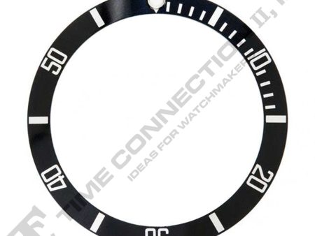 315-16800-1 Bezel Insert (Black Silver) to Fit Rolex Sub Sapphire Model Supply