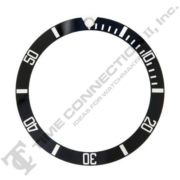 315-16800-1 Bezel Insert (Black Silver) to Fit Rolex Sub Sapphire Model Supply