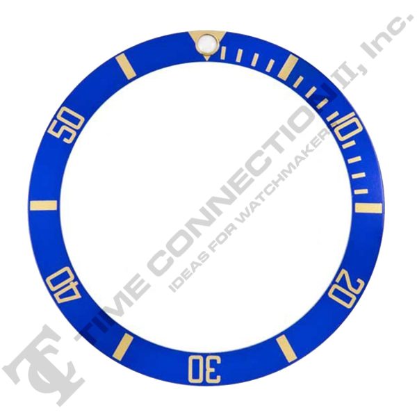 315-16808-2 Bezel Insert (Blue Yellow) to Fit Rolex Sub Sapphire Model Supply