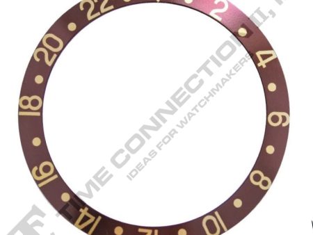 315-16750-3 Bezel Insert (Brown Gold) to Fit Rolex GMT Plastic Model Fashion