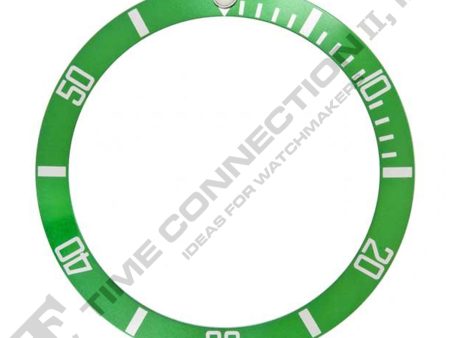 315-16800 Bezel Insert (Green Silver) to Fit Rolex Sub Sapphire Model For Discount