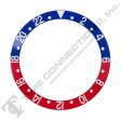 315-16700-6 Bezel Insert (Blue Red) Pepsi to Fit Rolex GMT Sapphire Model For Sale