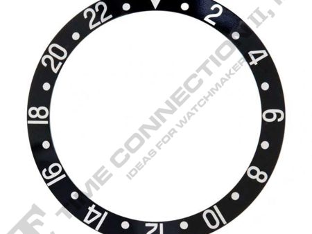 315-16700-1 Bezel Insert (Black Silver) to Fit Rolex GMT Sapphire model Supply